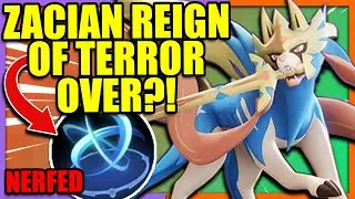 MASSIVE ZACIAN NERFS is it finally enough?! | Pokemon Unite