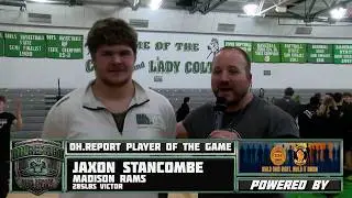 MVP: Madison's Jaxon Stancombe vs Clear Fork