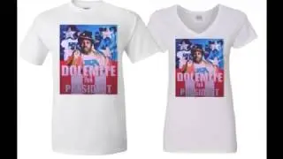 Rudy Ray Moore T Shirts Line Dolemite for President