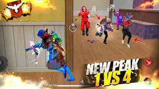 New Peak Solo VS Squad In Old Gameplay in Freefire 😱