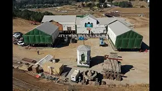 Drone views of the Club Knoll move at Oak Knoll development in Oakland