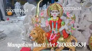 Makrana marble Durga statue ( Navratri special ) 📲 7300333634 #durgamaa #durgapuja #navratrispecial 