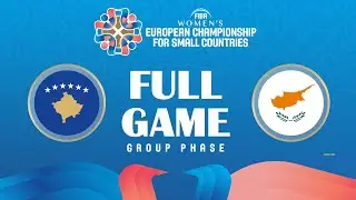 Kosovo v Cyprus | Full Basketball Game | FIBA Women's European Championship for Small Countries 2024