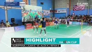 BALAS DENDAM 🔥🔥 AGRIPPINA / M JUAN ELGIFFANI VS ALEX KURNIAWAN / IRFAN EFFENDY || HARBUN CUP