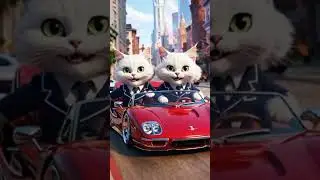 Cartoon video AI 2025 #aiart #cute #cattoon #ai #cat #cats #car #cars #2025 #2025shorts #catslover