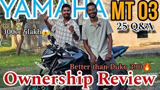 Mt 03 Ownership Review in Tamil | Life with Jana