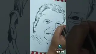 Dr.yunus drawing / ড. ইউনুসের ছবি আঁকার সহজ কৌশল/portrait drawing Dr.Muhammad Yunus