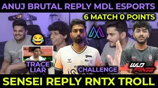 Sensei Reply Tracegod & RNTX Troll🥵 Anuj Brutal Medal Esports & Challenge Wyld Fangs💀 | BGIS Grind