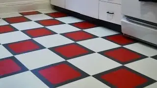 How to install a temporary vinyl tile floor