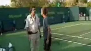 Xavier Malisse goes nuts