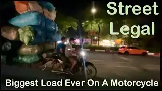 Biggest Load Ever On A Motorcycle