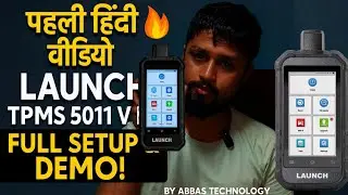 LAUNCH TPMS 5011 V2 Scanner Full Setup & Use 🔧 | पहली हिंदी वीडियो | Step-by-Step Guide!
