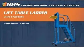 Safely Handle Materials at Height | Rolling Platform Ladder from BHS