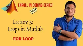 Matlab Tutorial | for loops tutorial | for loop Matlab tutorial | Learn Matlab | Loops in Matlab |
