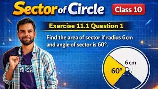 class 10 maths chapter 11 | areas related to circle | exercise 11.1 question number 1 |Introduction 