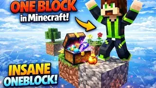I Played ONEBLOCK in Minecraft&hellip; It Went Insane 😱 S1 Ep-1