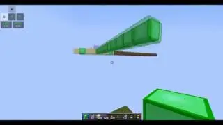 Minecraft-Breezily bridge with single clicks/normal clicks (3 cps)