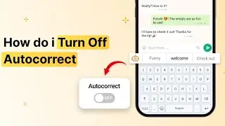 How to Turn OFF/ON Auto Correction in keyboard