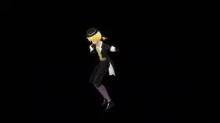 Dream Eating Monochrome Baku Feat. Kagamine Len HOLOGRAM READY MMD