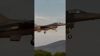 F16 Block 70 Landing