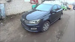Фольксваген поло серый, подготовленный с помощью УШМ