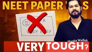 NEET 2025 Paper ! Pankaj Sir - Honest Talk| Physics Wallah 🔥Reaction😮