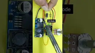 Modul power supply adjustable dan menambahkan voltmeter dan Potensiometer #experiment #voltmeter