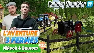 LES 3 FERMES S3 - Ferme de Nikooh & Baurom - Grosse moisson et rentr&eacute;e d'argent ce soir ! Live #12