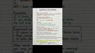​First Conditional Sentences in English Grammar | Rules & Examples