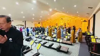 Chùa Tôn Thắng kinh hành niệm Phật A Di Đà! 