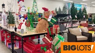 BIG LOTS CHRISTMAS TREES CHRISTMAS DECORATIONS ORNAMENTS SHOP WITH ME SHOPPING STORE WALK THROUGH