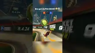 HOW DID BRO GOT &ldquo;ALPHA BOOST&rdquo;?! 😭💀 #rocketleague #rl #rocketleagueclips #gaming #clips #mycar