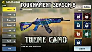 🥵 Tournament season 6 theme camo | tournament camo fluorescence | CODM season 3 2023