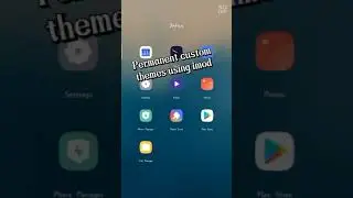 Permanent themes on oppo/realme phone using imod apk