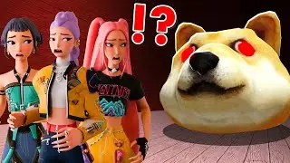 Kpop Demon Hunters Plays Roblox Escape Doge Head (OBBY)
