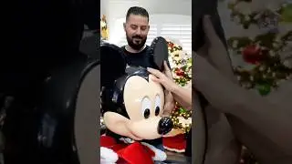 Mickey Mouse Christmas animatronic from Home Depot! #christmasdecoration #christmas
