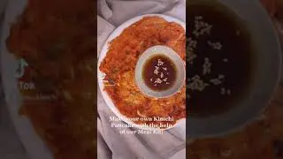 Kimchi Pancake with our meal kit! Comes with portioned and pre-chopped ingredients.