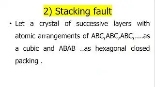 plane defects grain boundary and stacking faults