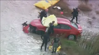 2 bodies found inside car submerged in South Florida lake