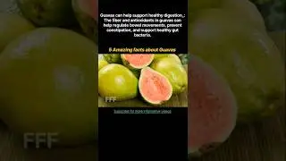 Guava unknown facts! 5 amazing facts about guava #facts #guava #shorts #ffftube