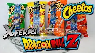 Abriendo Cheetos con Tazos Xferas Dragon Ball Z De Sabritas