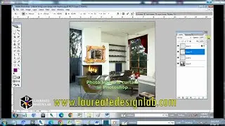 Photo frame & curtain in Photoshop (Laureate Design Lab)