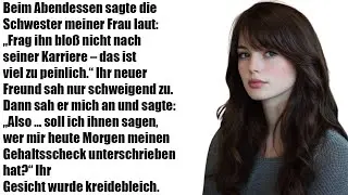 „Beim Abendessen schämte meine Schwägerin mich vor allen – peinlicher Moment!“