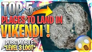 Top 5 Best Drop Locations in Vikendi - Best Loot Locations in PUBG Mobile 🔥