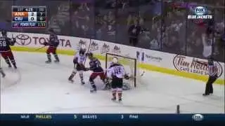 Scott Hartnell hat trick vs. Ducks