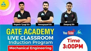 Live Classroom Induction Session for GATE 2021 & GATE 2022 Aspirants | Mechanical Engineering