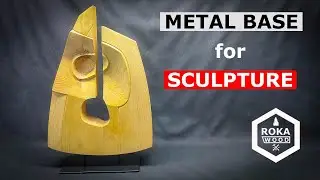 DIY metal base for sculpture