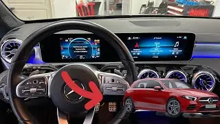 Installation Widescreen 7 + 10 pouces sur Mercedes Classe A W177