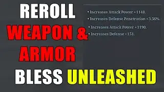New Rerolling Stast in Bless Unleashed PC