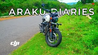 A Rainy Ride Through Araku | Royal Enfield Hunter 350 | POV Ride | RAW Sound | 4K | తెలుగు | #2